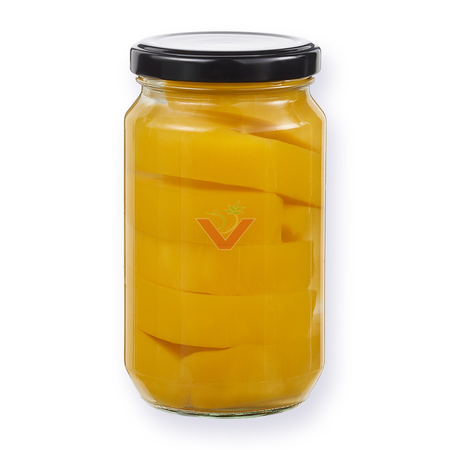 vegetigi-vietnam-fresh-vegetables-exporters-Mango Slices In Glass Jar